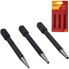 3 PC STEEL CENTRE PUNCH SET