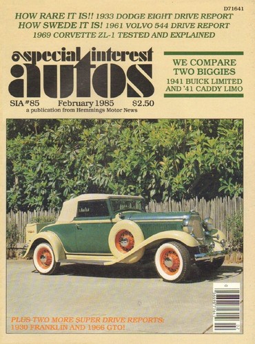 Special interest autos 1985 - special-interest,