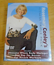 Rosemary Conley's Fitness Triple Pack - 3x DVD Box Set - Region 2 - New