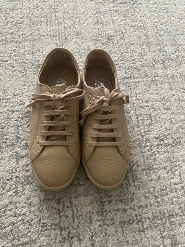 Zara women leather trainers - zara,