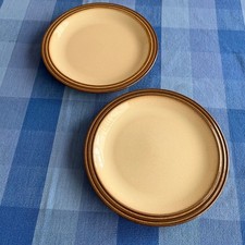 2 x Denby side plates - Pampas