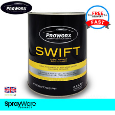 Proworx Swift Universal Car Bulk  Body Filler Lightweight Smooth Filler 3.5L X1