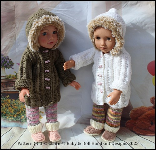 Knitting pattern og3 for - pattern, 18"