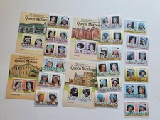Queen Mother Life and Times range of NHM stamps and minisheets, fine
