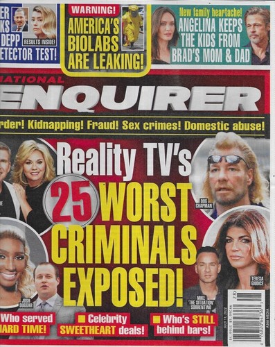 National enquirer magazine - national,