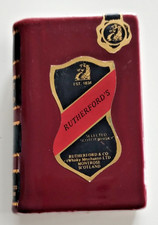 Spirit of Scotland Rutherford Montrose whisky book bottle empty