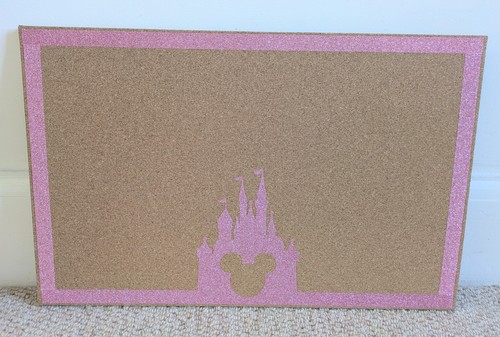 Handmade pink glitter - pink, vinyl