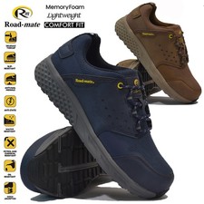 MENS SAFETY STEEL TOE CAP MEMORY FOAM WALKING WORK HIKING BOOTS TRAINERS SHOES