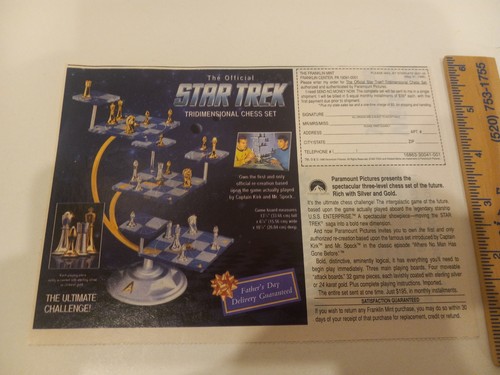 Star trek tridimensional chess - trek,
