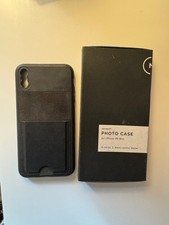 Moment Photo Case iPhone XS Max Black Leather Wallet 