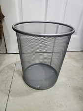 Silver waste bin - 10, litre
