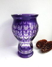 Vintage purple flash glass