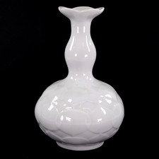 Meissen Lotus Relief Vase