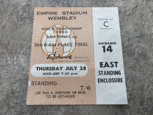 July 1966 world cup 3rd - 28,