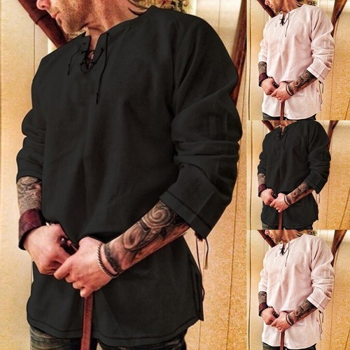 Men medieval vintage tunic - men's,