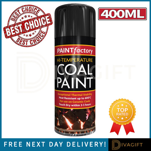 Black coal spray paint - black,
