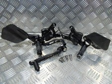 Genuine Yamaha YZF R1 14B Gilles adjustable VCR Rearset kit Black 2009 to 2014
