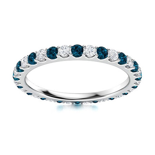2mm round natural london - 2mm, blue