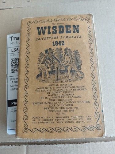 Wisden cricketers almanack - cricketers',