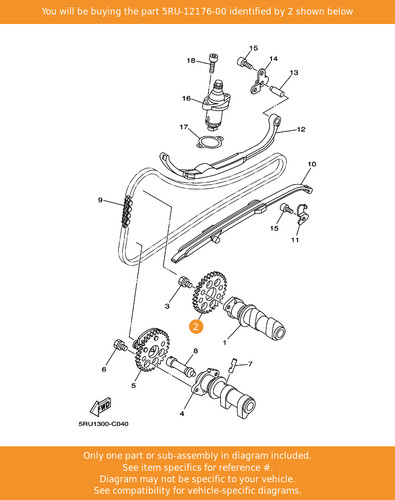 Yamaha sprocket cam chain - sprocket,,