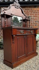 Petite Victorian Mahogany & Veneer Chiffonier