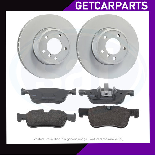 Front vented brake discs - vented, pair