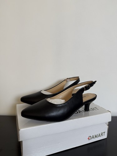 Damart size black slingback - damart,