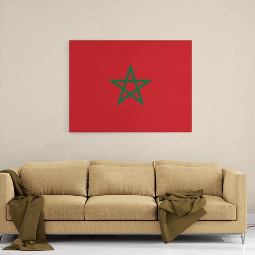 Morocco flag canvas - flag, art