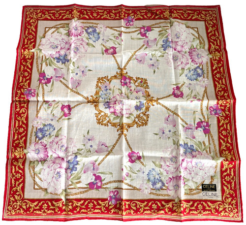 Rare vintage celine scarf - vintage,