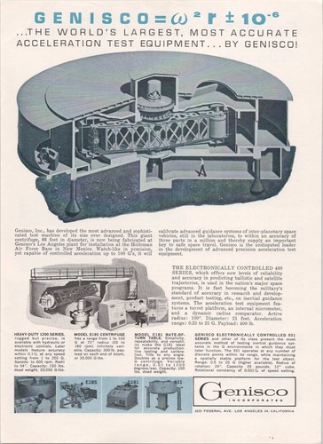 Genisco vintage 1962 - genisco, magazine