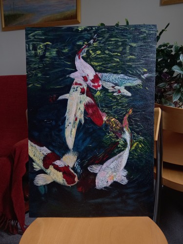 Representational art painting - representational,