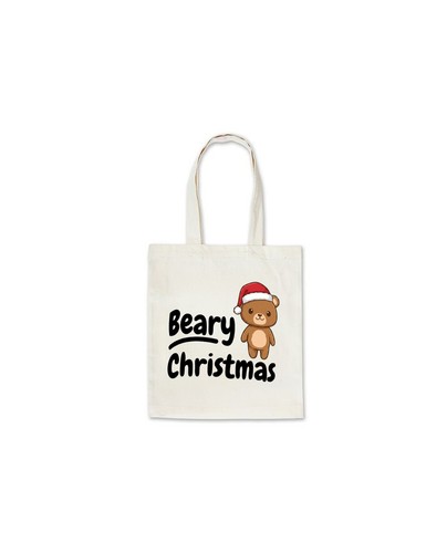 Beary christmas tote bag fun - beary,