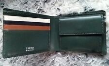 TAKEO KIKUCHI Bifold WALLET Coin Purse CREDIT CARD Japanese DESIGNER