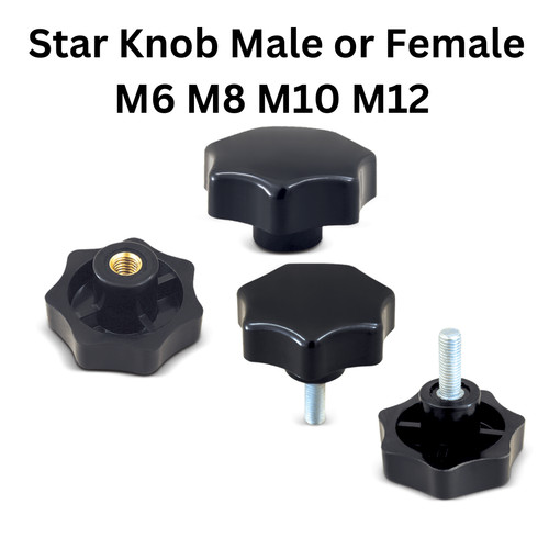 Star knob duroplast knobs - star,