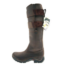 Tuffa Country Rider Long Horse Riding Boots - Brown - UK 8 EU 42 Broad Wide Fit