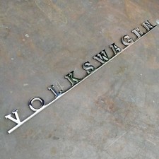 Volkswagen script badge vw