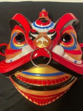 Dragon Warrior Costume Masks – Pack of 10 Vibrant Festival & Party Masks – Adult