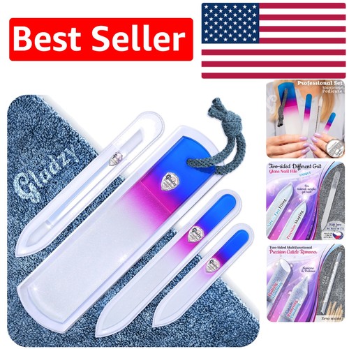 Portable czech glass nail file - portable,