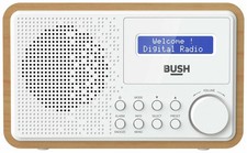 Bush Wooden DAB Radio - White
