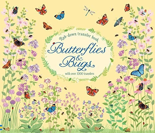 Butterflies and bugs rub - butterflies, (rub-down