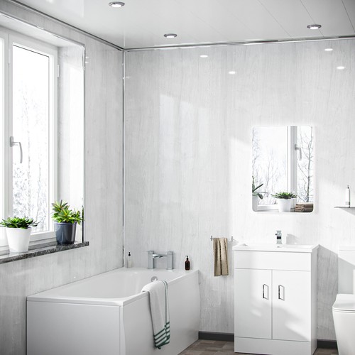 Set bathroom pvc cladding - 8,