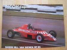 DAMON HILL VAN DIEMEN RF 85 RICOH COPIER ADVERT A4 SIZE FILE 18