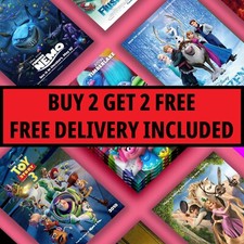 Disney Pixar Movie Posters