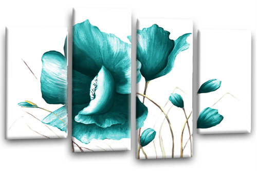 Floral wall art pink rose - floral,