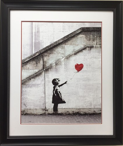 Banksy red balloon custom - balloon",