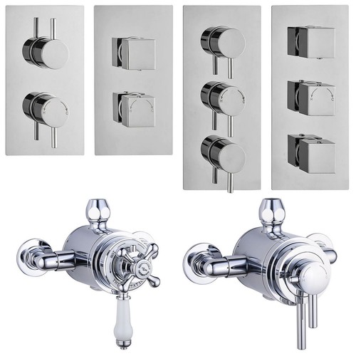 Concealed thermostatic shower - concealed,