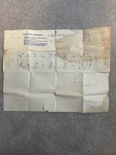 Old Vintage Cargo Plan M/T Julius Constance Ship