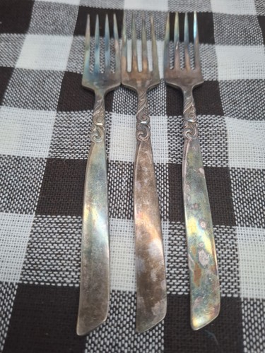 Set vintage oneida - of, 3x