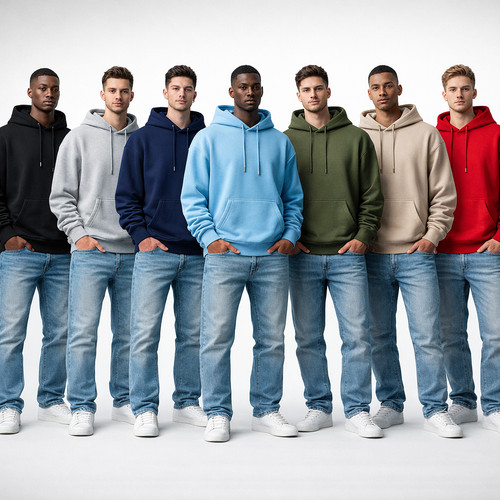 Mens pullover hoodie - , fleece