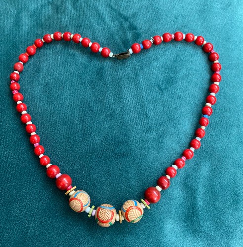 Vintage ges gesch red wooden - ges,